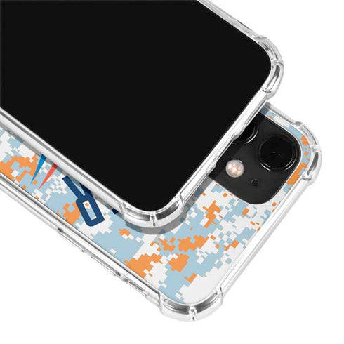 NBA Oklahoma City Thunder Digi Camo iPhone 12 Mini Clear Case