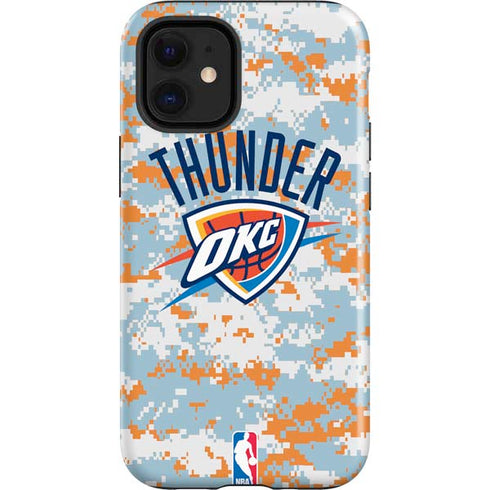 NBA Oklahoma City Thunder Digi Camo iPhone 12 Mini Impact Case