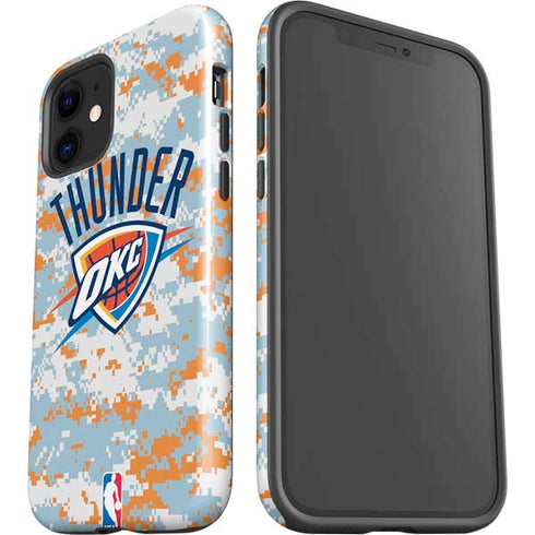 NBA Oklahoma City Thunder Digi Camo iPhone 12 Mini Impact Case