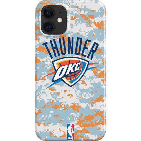 NBA Oklahoma City Thunder Digi Camo iPhone 12 Mini Lite Case