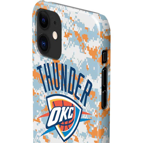 NBA Oklahoma City Thunder Digi Camo iPhone 12 Mini Lite Case
