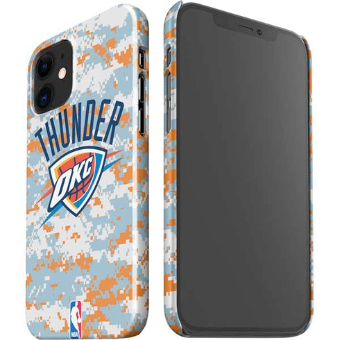 NBA Oklahoma City Thunder Digi Camo iPhone 12 Mini Lite Case