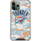 NBA Oklahoma City Thunder Digi Camo iPhone 12 Pro Clear Case