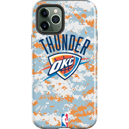 NBA Oklahoma City Thunder Digi Camo iPhone 12 Pro Impact Case