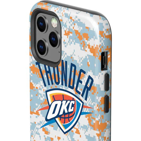 NBA Oklahoma City Thunder Digi Camo iPhone 12 Pro Impact Case