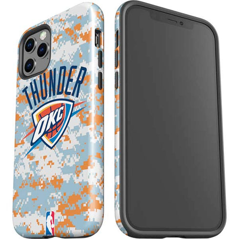 NBA Oklahoma City Thunder Digi Camo iPhone 12 Pro Impact Case