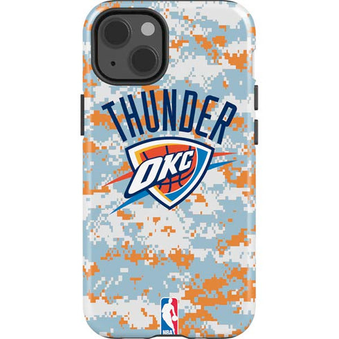 NBA Oklahoma City Thunder Digi Camo iPhone 13 Impact Case