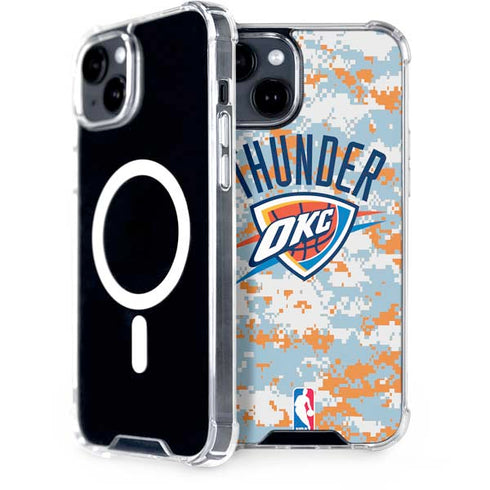 NBA Oklahoma City Thunder Digi Camo iPhone 13 MagSafe Case