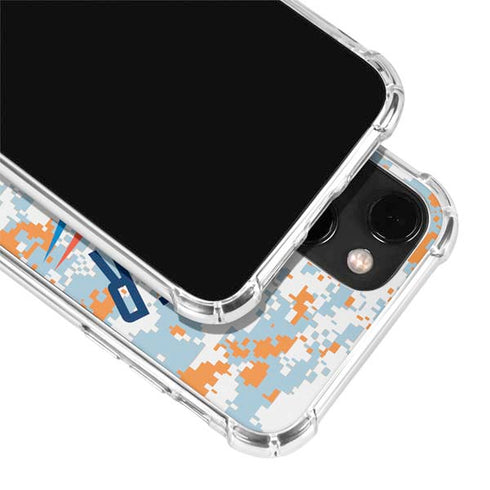 NBA Oklahoma City Thunder Digi Camo iPhone 13 Mini Clear Case