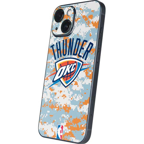NBA Oklahoma City Thunder Digi Camo iPhone 13 Mini Skin