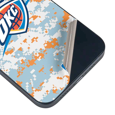 NBA Oklahoma City Thunder Digi Camo iPhone 13 Mini Skin