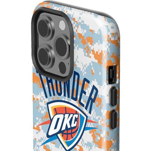 NBA Oklahoma City Thunder Digi Camo iPhone 13 Pro Impact Case