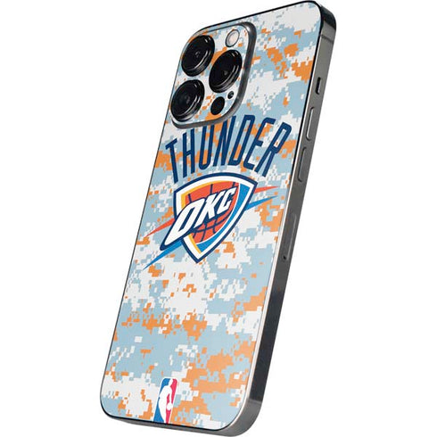 NBA Oklahoma City Thunder Digi Camo iPhone 13 Pro Max Skin
