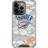 NBA Oklahoma City Thunder Digi Camo iPhone 15 Pro Clear Case