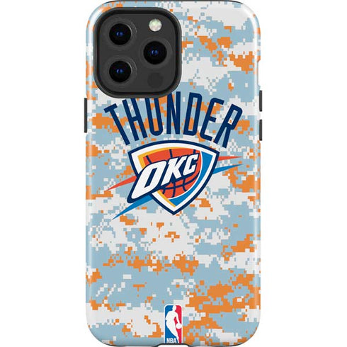 NBA Oklahoma City Thunder Digi Camo iPhone 15 Pro Max Impact Case
