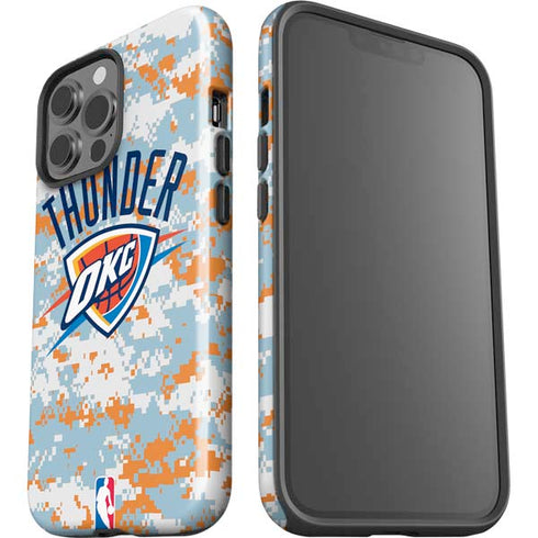 NBA Oklahoma City Thunder Digi Camo iPhone 15 Pro Max Impact Case