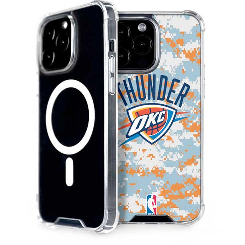 NBA Oklahoma City Thunder Digi Camo iPhone 14 Pro Max MagSafe Case