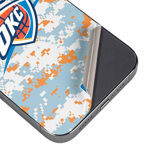 NBA Oklahoma City Thunder Digi Camo iPhone 14 Pro Max Skin