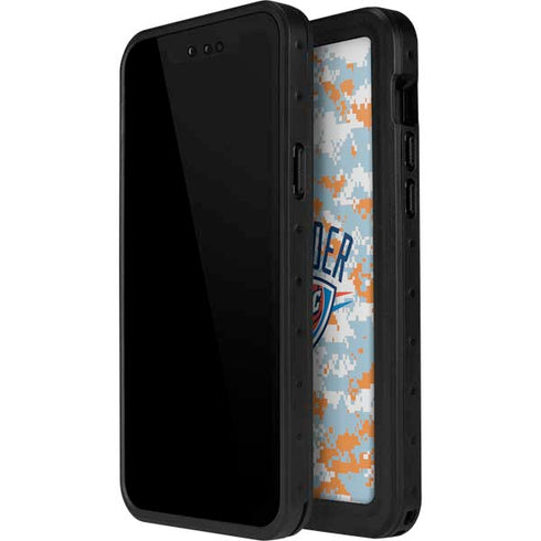 NBA Oklahoma City Thunder Digi Camo iPhone 15 Plus Waterproof Case