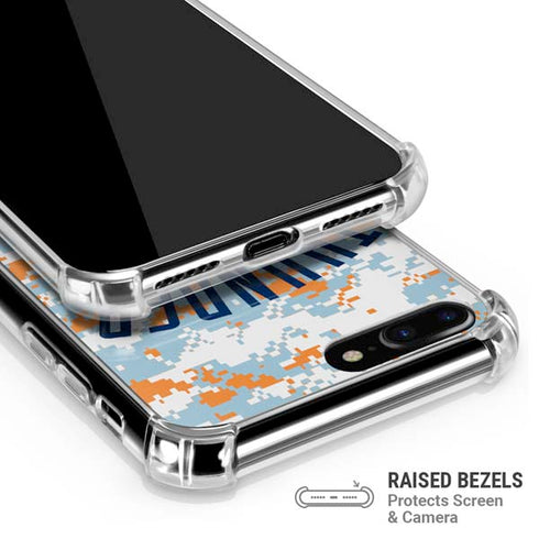 NBA Oklahoma City Thunder Digi Camo iPhone 7/8 Plus Clear Case