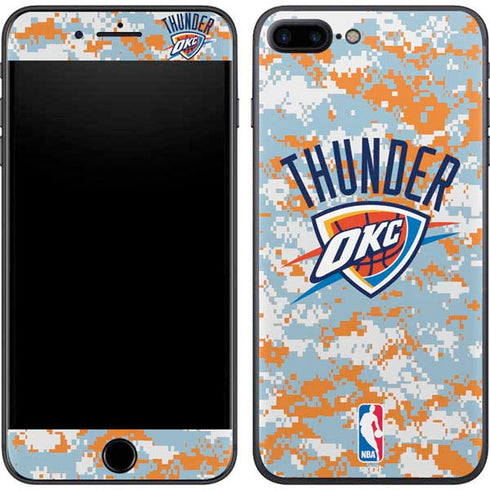 NBA Oklahoma City Thunder Digi Camo iPhone 7 Plus Skin