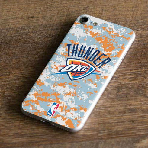 NBA Oklahoma City Thunder Digi Camo iPhone 7 Skin