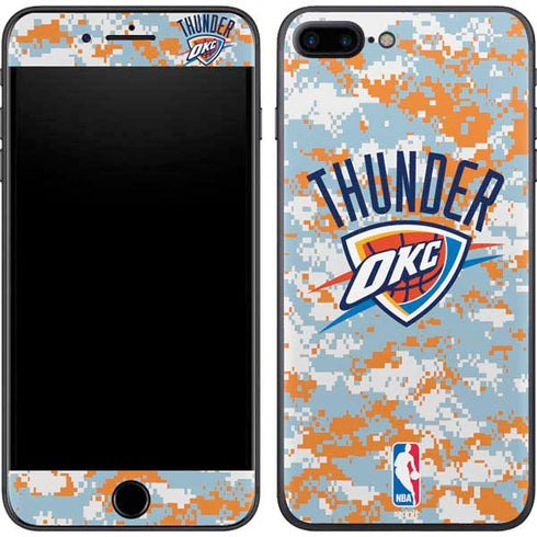 NBA Oklahoma City Thunder Digi Camo iPhone 8 Plus Skin