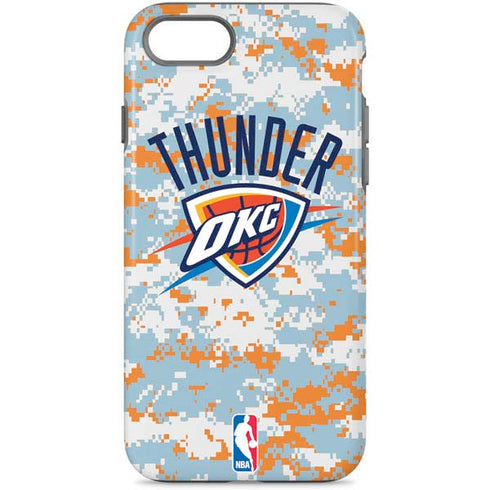 NBA Oklahoma City Thunder Digi Camo iPhone 8 Pro Case