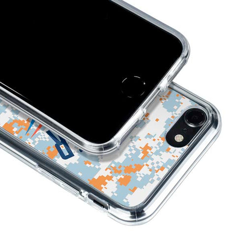 NBA Oklahoma City Thunder Digi Camo iPhone SE (2nd & 3rd Gen) Clear Case