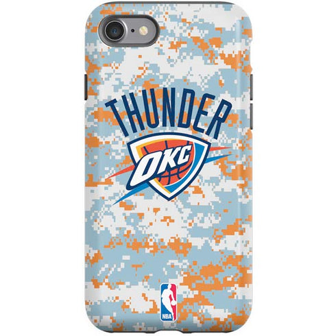 NBA Oklahoma City Thunder Digi Camo iPhone SE (2nd & 3rd Gen) Pro Case