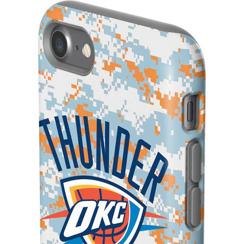 NBA Oklahoma City Thunder Digi Camo iPhone SE (2nd & 3rd Gen) Pro Case