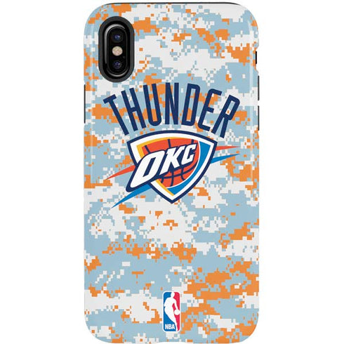NBA Oklahoma City Thunder Digi Camo iPhone X Pro Case