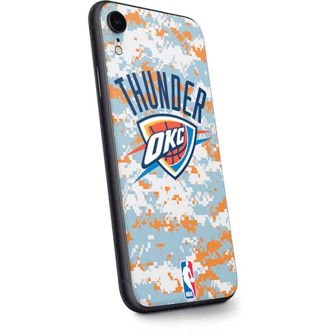 NBA Oklahoma City Thunder Digi Camo iPhone XR Skin