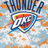 NBA Oklahoma City Thunder Digi Camo iPhone XS Max Skin