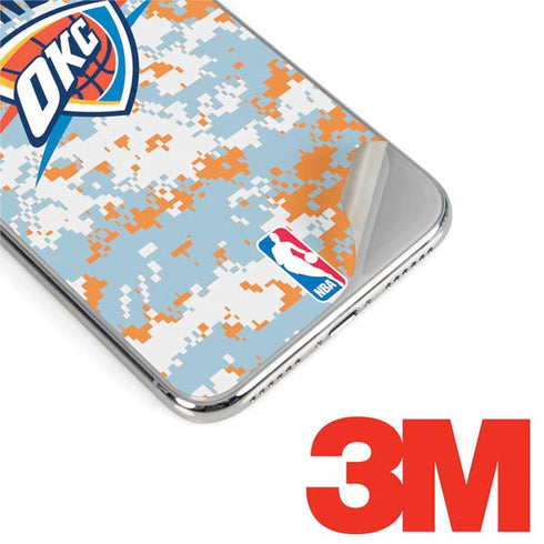 NBA Oklahoma City Thunder Digi Camo iPhone XS Skin