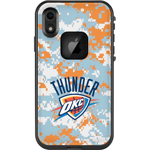 NBA Oklahoma City Thunder Digi Camo LifeProof Fre iPhone Skin