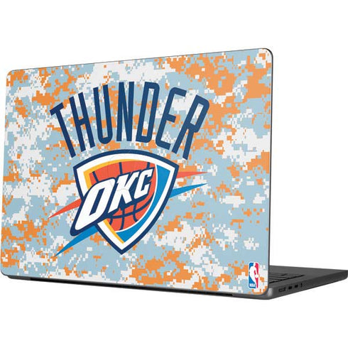 NBA Oklahoma City Thunder Digi Camo MacBook Pro 14in (2021-24) Skin