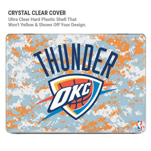 NBA Oklahoma City Thunder Digi Camo MacBook Pro 16in (2021-25) Case plus Skin