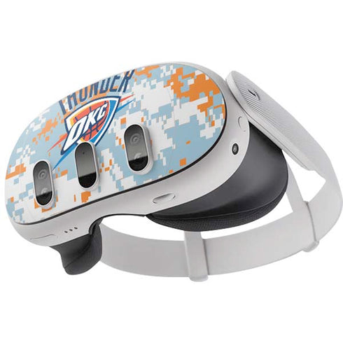 NBA Oklahoma City Thunder Digi Camo Meta Quest 3 Skin