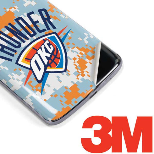NBA Oklahoma City Thunder Digi Camo Moto E5 Plus Skin