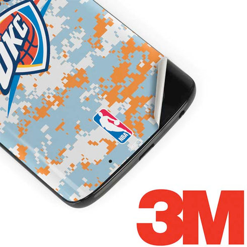 NBA Oklahoma City Thunder Digi Camo Moto G6 Skin