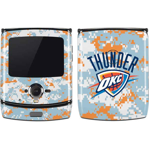 NBA Oklahoma City Thunder Digi Camo Motorola RAZR Skin