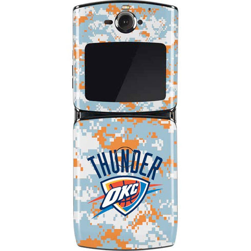 NBA Oklahoma City Thunder Digi Camo Motorola RAZR Skin