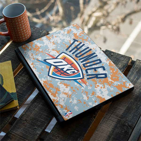 NBA Oklahoma City Thunder Digi Camo MSI GS65 Stealth Laptop Skin