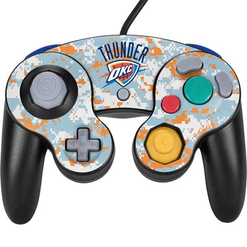 NBA Oklahoma City Thunder Digi Camo Nintendo GameCube Controller Skin