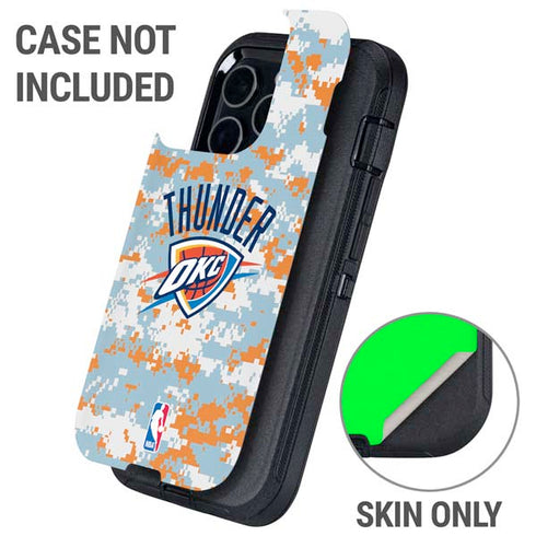 NBA Oklahoma City Thunder Digi Camo Otterbox Defender iPhone Skin
