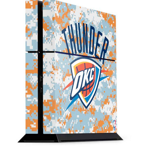 NBA Oklahoma City Thunder Digi Camo PS4 Console Skin