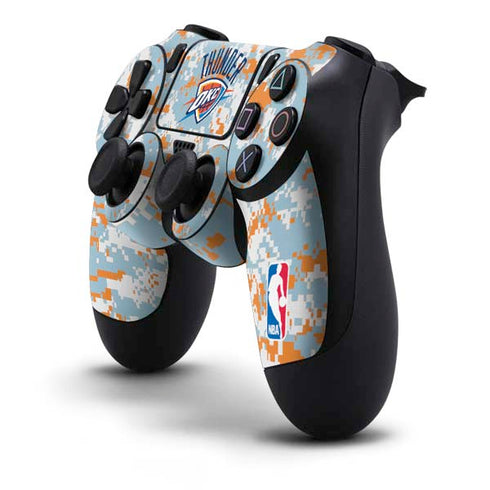 NBA Oklahoma City Thunder Digi Camo PS4 Controller Skin