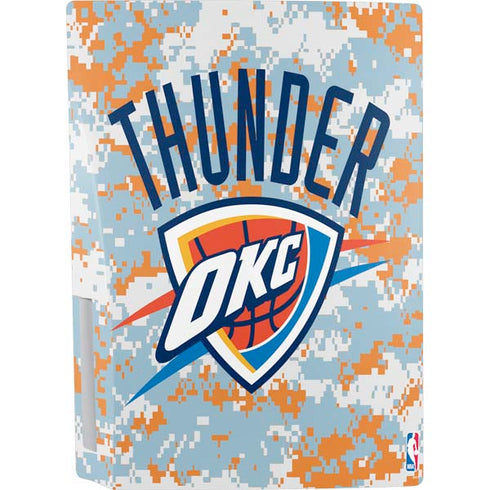 NBA Oklahoma City Thunder Digi Camo PS5 Console Skin