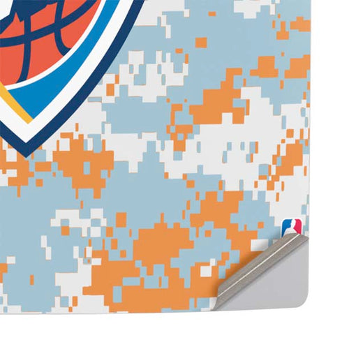 NBA Oklahoma City Thunder Digi Camo PS5 Console Skin